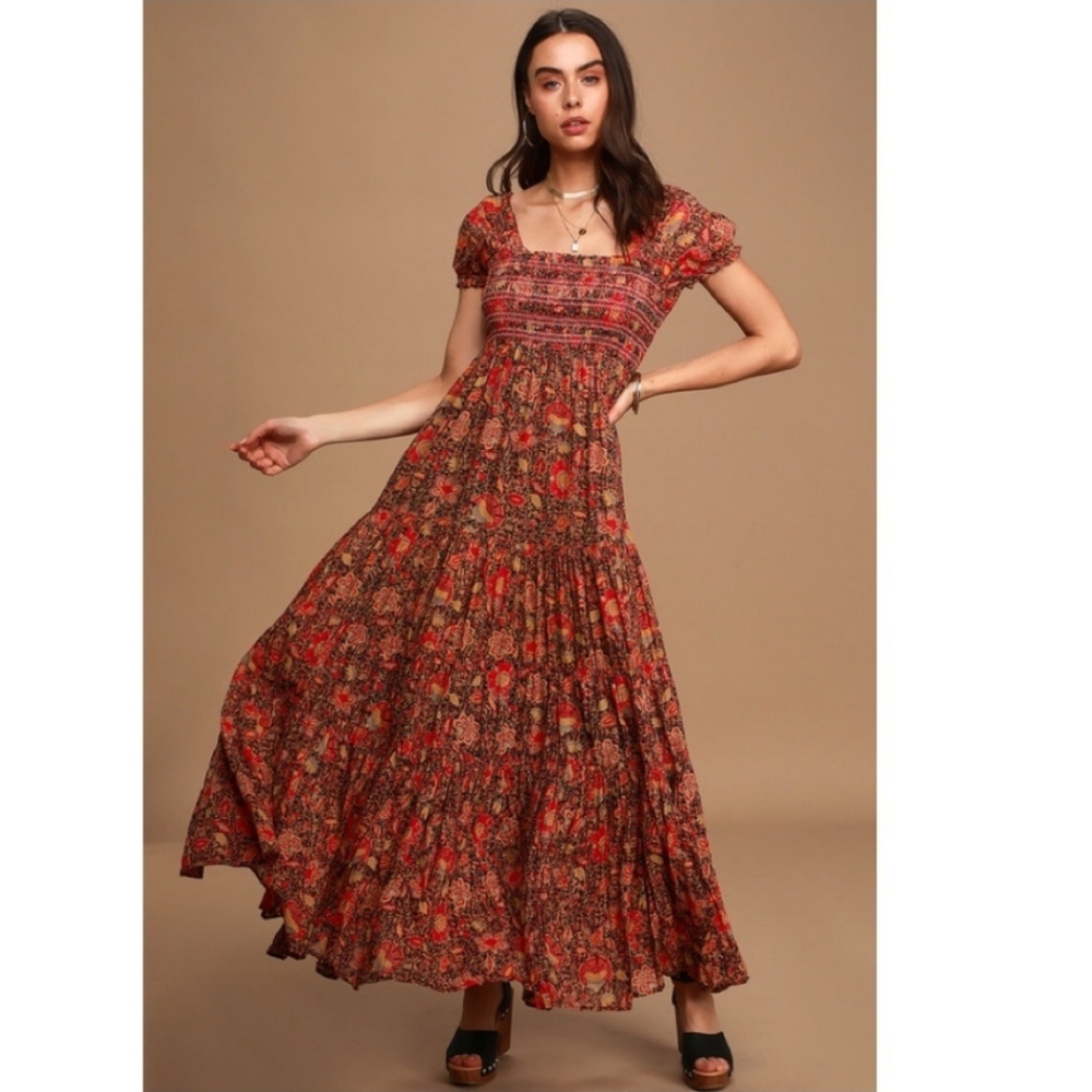 Free People getaway floral dress xs